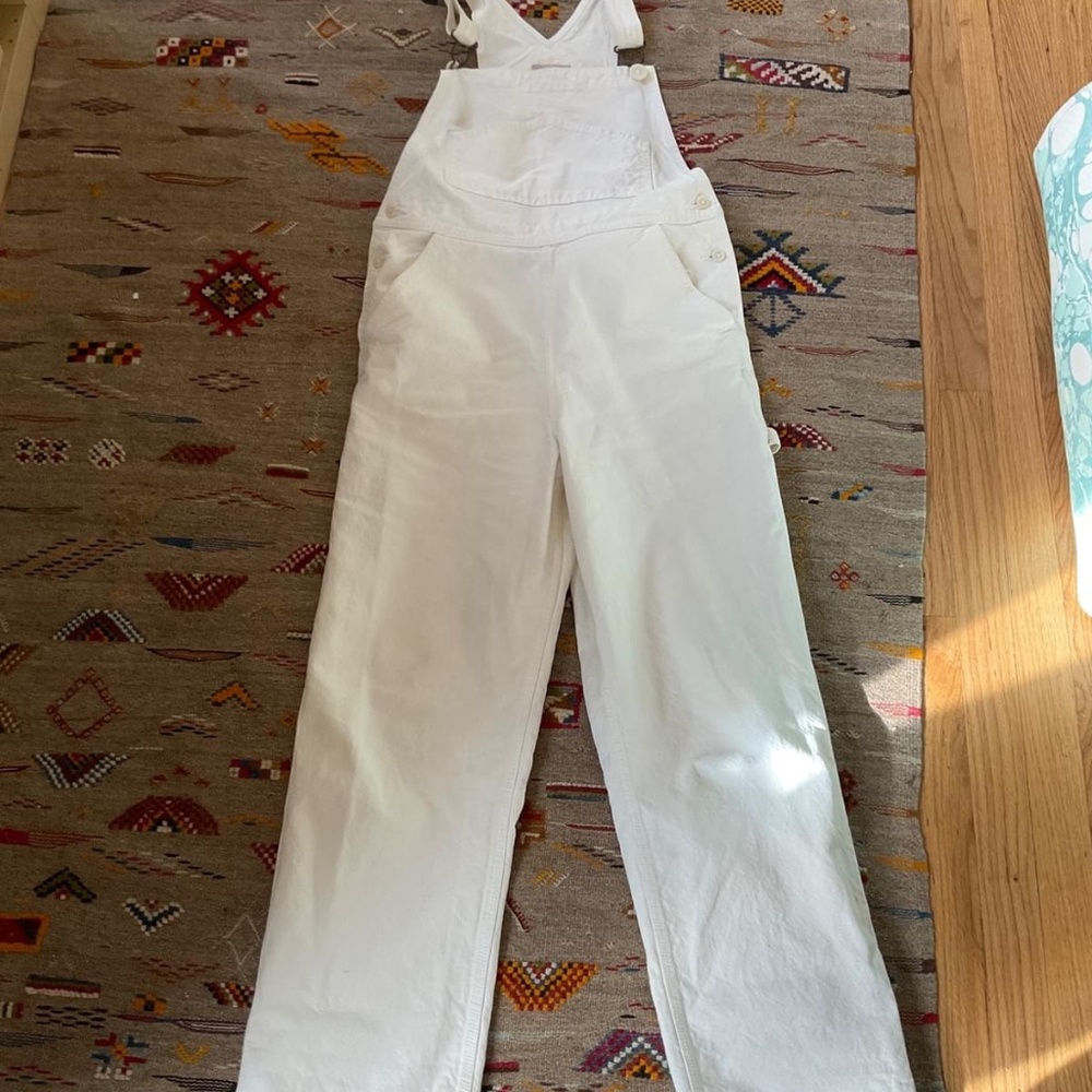 Jesse Kamm Overalls in Salt, Small - Picture 2 of 4